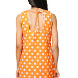 Licensed Tennessee Football & Helmet Icon Polka Dot Tank Dress | Queen Of Sparkles