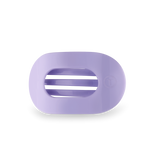 TELETIES FLAT ROUND CLIP - SMALL | LILAC YOU