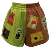 Colorblock Fall Stamp Short | Queen Of Sparkles