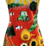 Multi Farm With Knit Sunflowers Tank Dress | Queen Of Sparkles