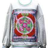 Grey Multi Mahjong Table Sweatshirt | Queen Of Sparkles