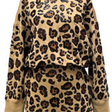 Tan, Brown & Black Leopard Mock Neck Dress | Queen Of Sparkles