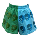 Colorblock Multi Skull Short | Queen Of Sparkles