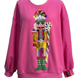 Pink Candyland Nutcracker Sweatshirt | Queen Of Sparkles