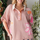 Flower Power Patchwork Top