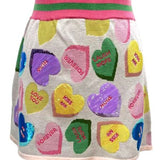 Pale Pink Candy Sweetheart Skirt | Queen Of Sparkles