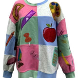 Teacher Checkered Icon Sweatshirt | Queen Of Sparkles