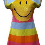 Licensed Striped Multi Smiley Dress | Queen Of Sparkles