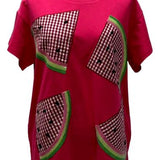 Red Gingham Watermelon Tee | Queen Of Sparkles