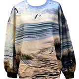 Multi Beach Scene Sweatshirt | Queen Of Sparkles