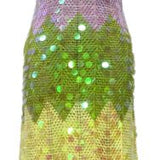 Colorblock Zig Zag Paillette Knit Midi Dress | Queen Of Sparkles