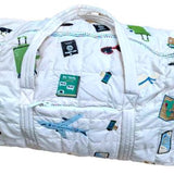 White Travel Icon Duffle | Queen Of Sparkles