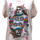 Light Pink QOS Queen Of The Sea Card Tee | Queen Of Sparkles