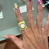 Jacci Ring | Enamel Fairy Dust Yelwyn