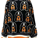 Licensed Tennessee Knit In Rhinestone Sport Stripe Sweater | Queen Of Sparkles