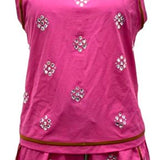 Hot Pink Rhinestone Active Tank | Queen Of Sparkles