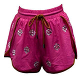 Hot Pink Rhinestone Active Short | Queen Of Sparkles