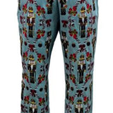 Aqua Gingerbread & Candy Cane Sweatpant | Queen Of Sparkles