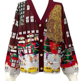 Multi Rockefeller Center Button Up Cardigan | Queen Of Sparkles