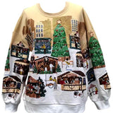 Multi Christmas Market Sweatshirt | Queen Of Sparkles