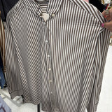 Stripe Button Down Top | Brown