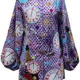 Lavender Polka NYE Icon Dress | Queen Of Sparkles