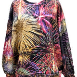 Firework Scene Rhinestone Sweatshirt | Queen Of Sparkles