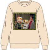 Licensed Beige Monica Turkey Head Sweatshirt | Queen Of Sparkles