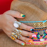 Super Star Ring | Antique Gold