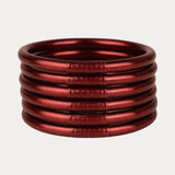 All Weather Bangles® (AWB®) - Set of 6 | Merlot