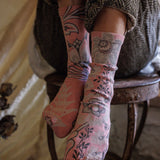 Floral Mp Socks | Moxie