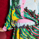 Licensed Yellow Brick Road To Oz Button Up Cardigan | Queen Of Sparkles
