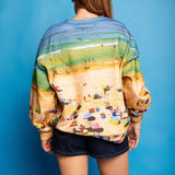 Full Beach Scene Sweatshirt