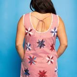 Red & White Stripe Pinwheel Tie Dress | Queen Of Sparkles