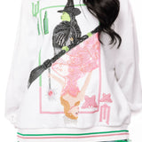 Licensed Elphaba & Glinda Card Sweatshirt | Queen Of Sparkles