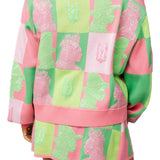 Licensed Pink & Green Colorblock Glinda and Elphaba Profile Skirt | Queen Of Sparkles