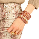 All Weather Bangles® (Set of 6) - Serenity Prayer | Rose Gold
