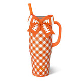 Mega Mug 40 Oz | Gameday Gingham Orange
