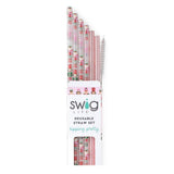 Reusable Straws | Sugar Plum Soldiers + Light Pink Glitter