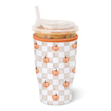 Swig Iced Cup Coolie Large | Pumpkin Check