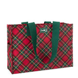 Large Reusable Gift Bag | Christmas Plaid
