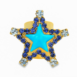 Sweet Star Ring | Enamel Light Blue
