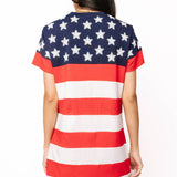 USA Star & Stripe QOS Card Logo Tee Dress | Queen Of Sparkles