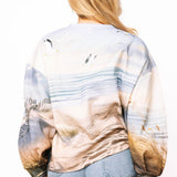 Multi Beach Scene Sweatshirt | Queen Of Sparkles