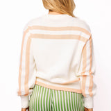 "Beach Bum" Umbrella & Chair Striped Top