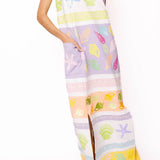Colorblock Stripe Shell Tank Midi Dress | Queen Of Sparkles