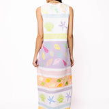 Colorblock Stripe Shell Tank Midi Dress | Queen Of Sparkles