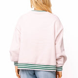 Pink "Beach" Icon Sweatshirt | Queen Of Sparkles