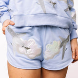 Blue Airplanes In Sky Sweatshirt | Queen Of Sparkles