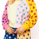 Multi Colorblock Sweatshirt | Queen Of Sparkles